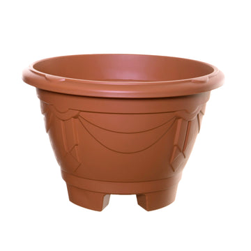 43cm Venetian Round Planter Terracotta