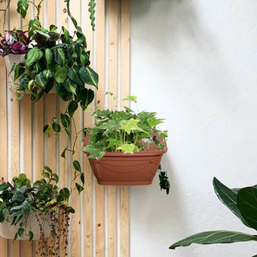 2Pcs 42cm Wall Hanging Planter Plastic Venetian Pot