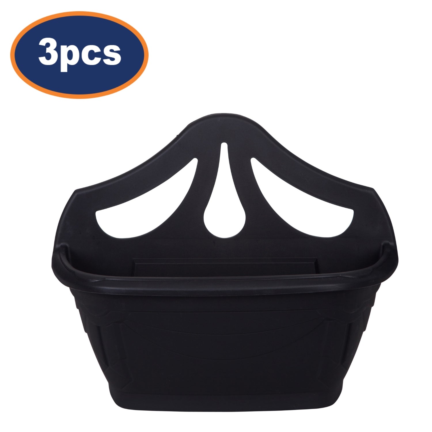 3Pcs 42cm Wall Hanging Planter Plastic Venetian