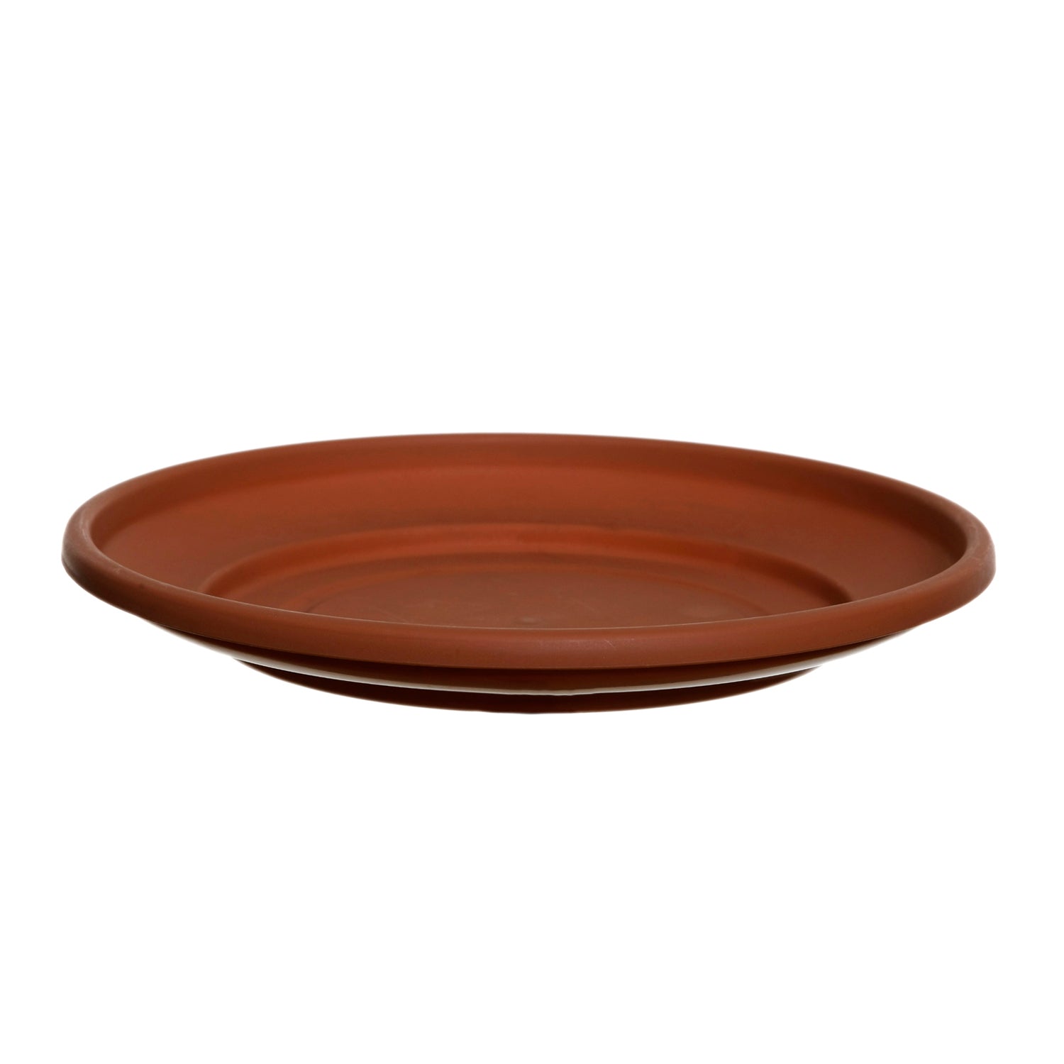 32cm Venetian Round Plant Pot  Saucer - Terracotta