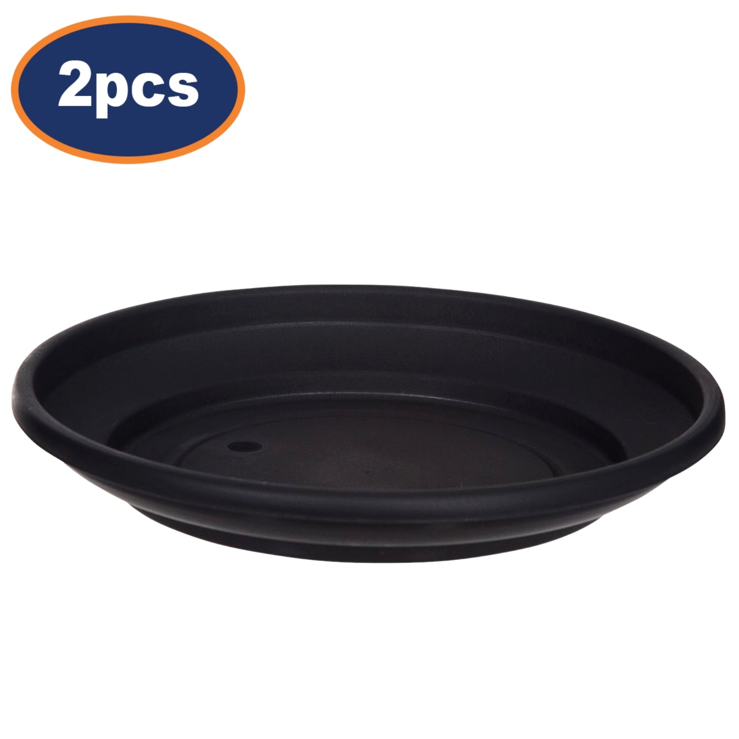 2Pcs 27cm Black Planter Saucer