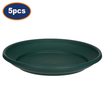 5Pcs 20cm Green Venetian Round Planter Saucer