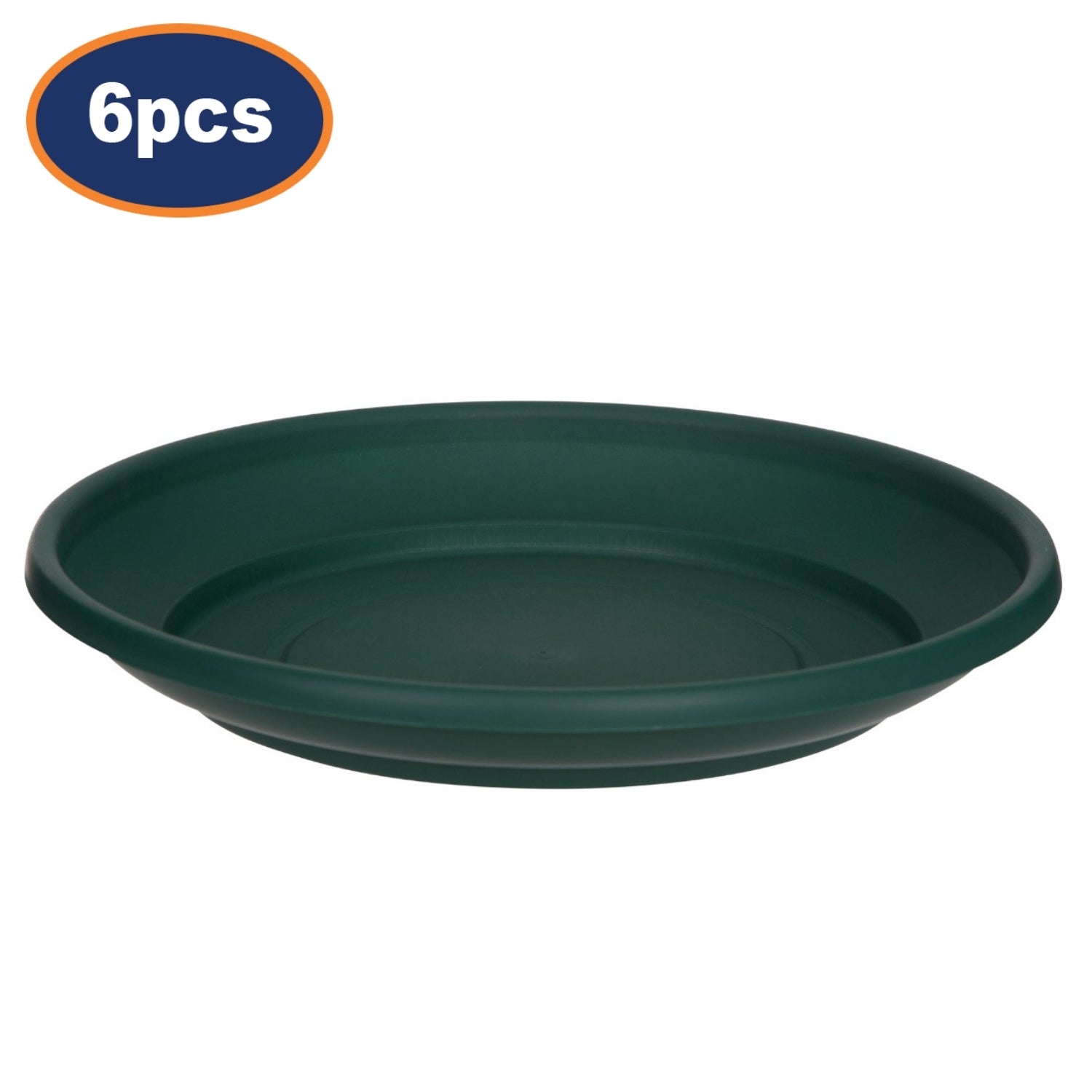 6Pcs 20cm Green Venetian Round Planter Saucer