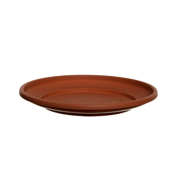 3Pcs 20cm Terracotta Venetian Round Saucer