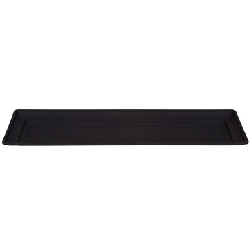 57cm Black Venetian Planter Saucer Tray
