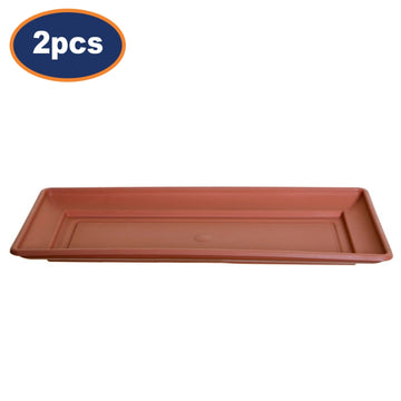 2pcs 37cm Planter Saucer Terracotta Tray