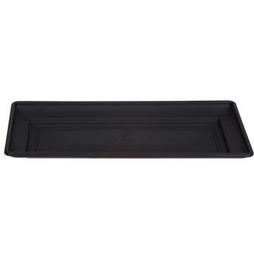 37cm Black Venetian Planter Saucer Tray