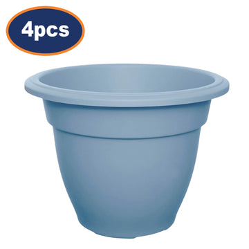 4pcs Blue 30cm Bell Planter Garden Round