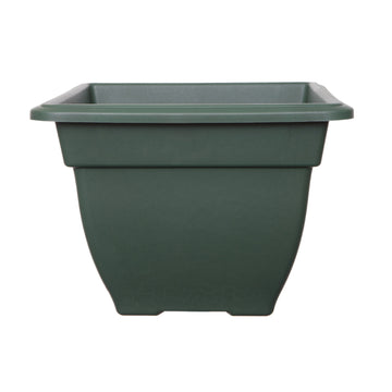 38cm Square Plastic Green Bell Flower Pot Planter