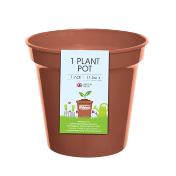 17cm Garden Terracotta Round Planter