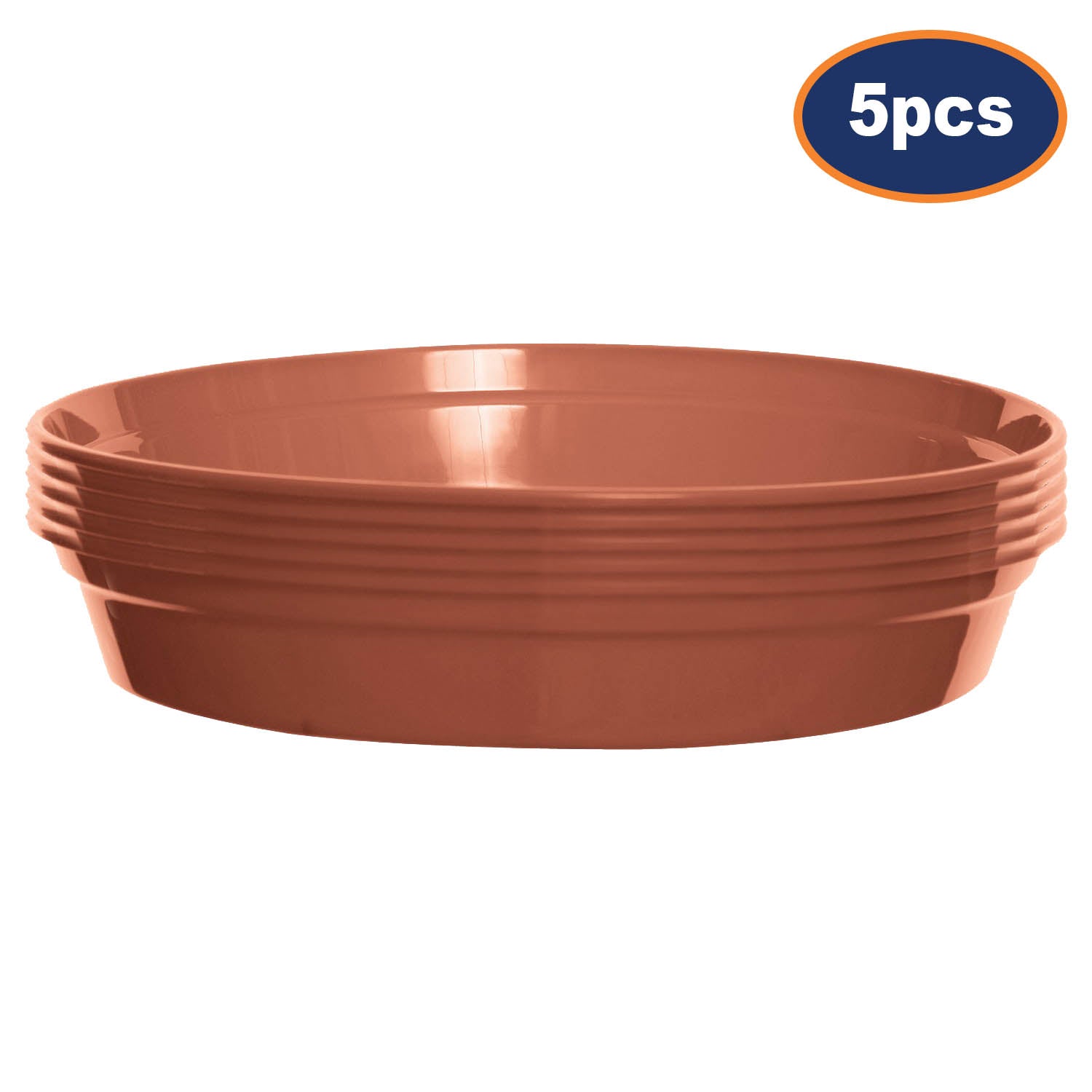 5-Pc Pot Saucer Tray for 17.5-20cm Flower Pot