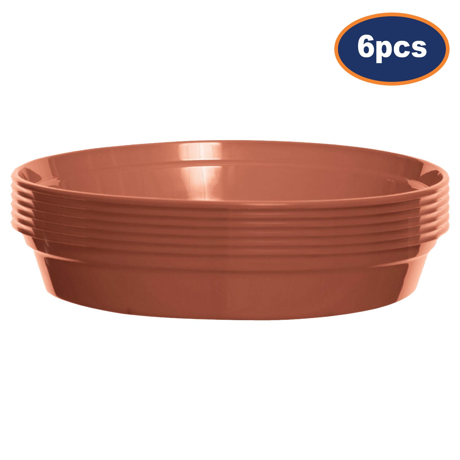 6-Pc Pot Saucer Tray for 17.5-20cm Flower Pot