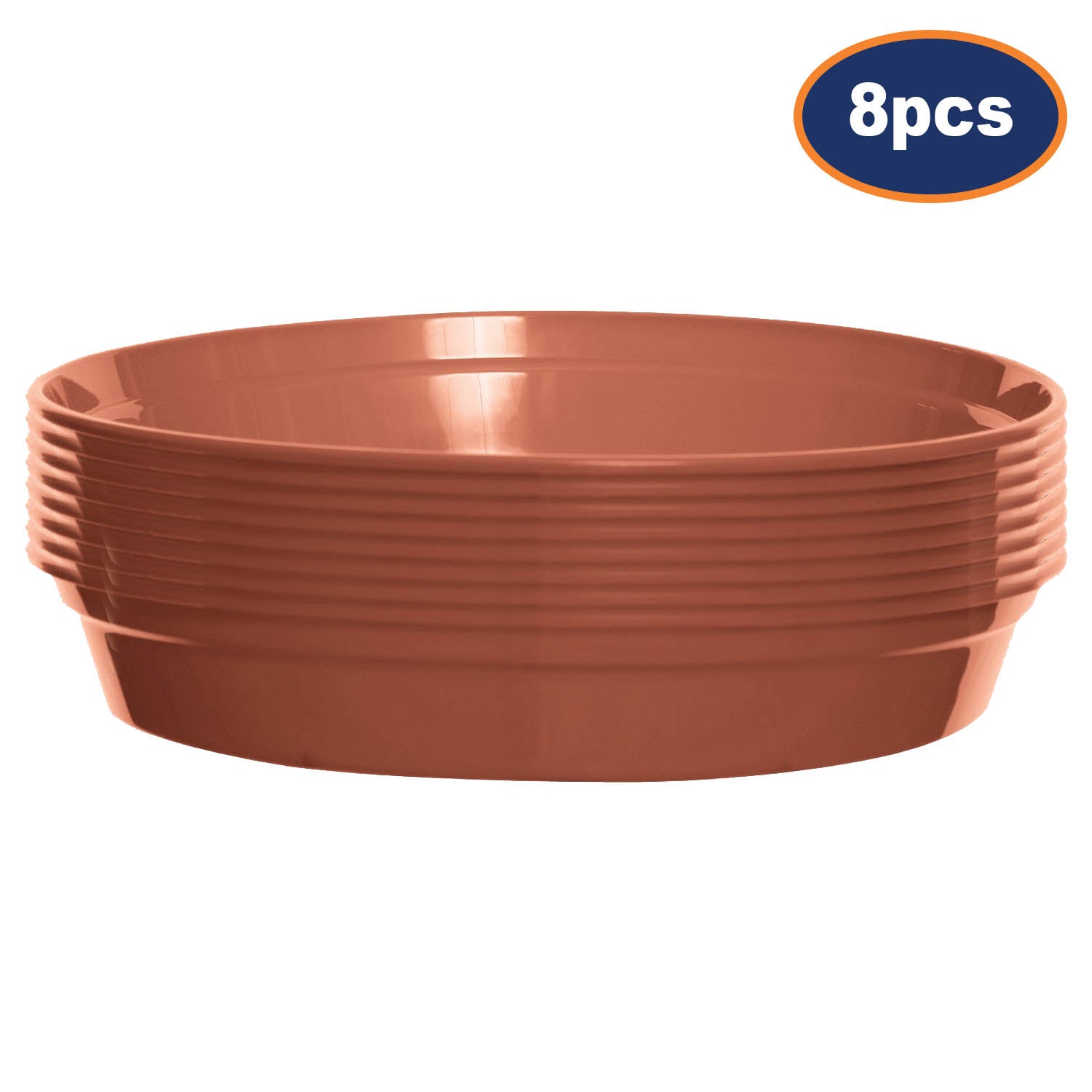 8-Pc Pot Saucer Tray for 17.5-20cm Flower Pot