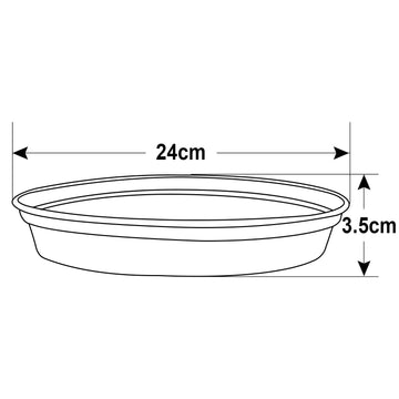 Planter Saucer Tray for 25-28cm Flower Pot