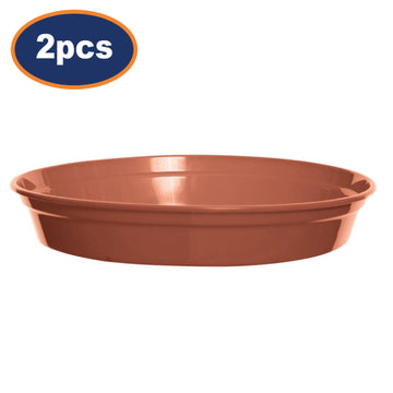 2Pcs 28.5cm Drip Tray Round Pot Saucer