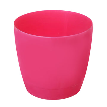 4Pcs Pink 18cm Round Planter