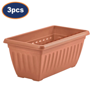 3Pcs 40cm Terracotta Window Box Planter