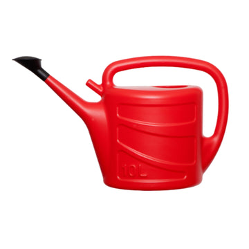 Red Plastic 10L Detachable Sprinkler Watering Can