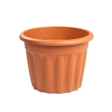 Vista 40cm Round Planter Terracotta