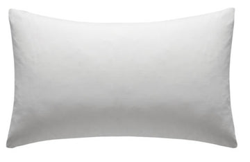 2 X Luxury Percale White Non-iron Pillow Cases