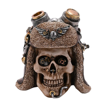 Juliana Mystic Gothic Steampunk Skull Resin Figurine