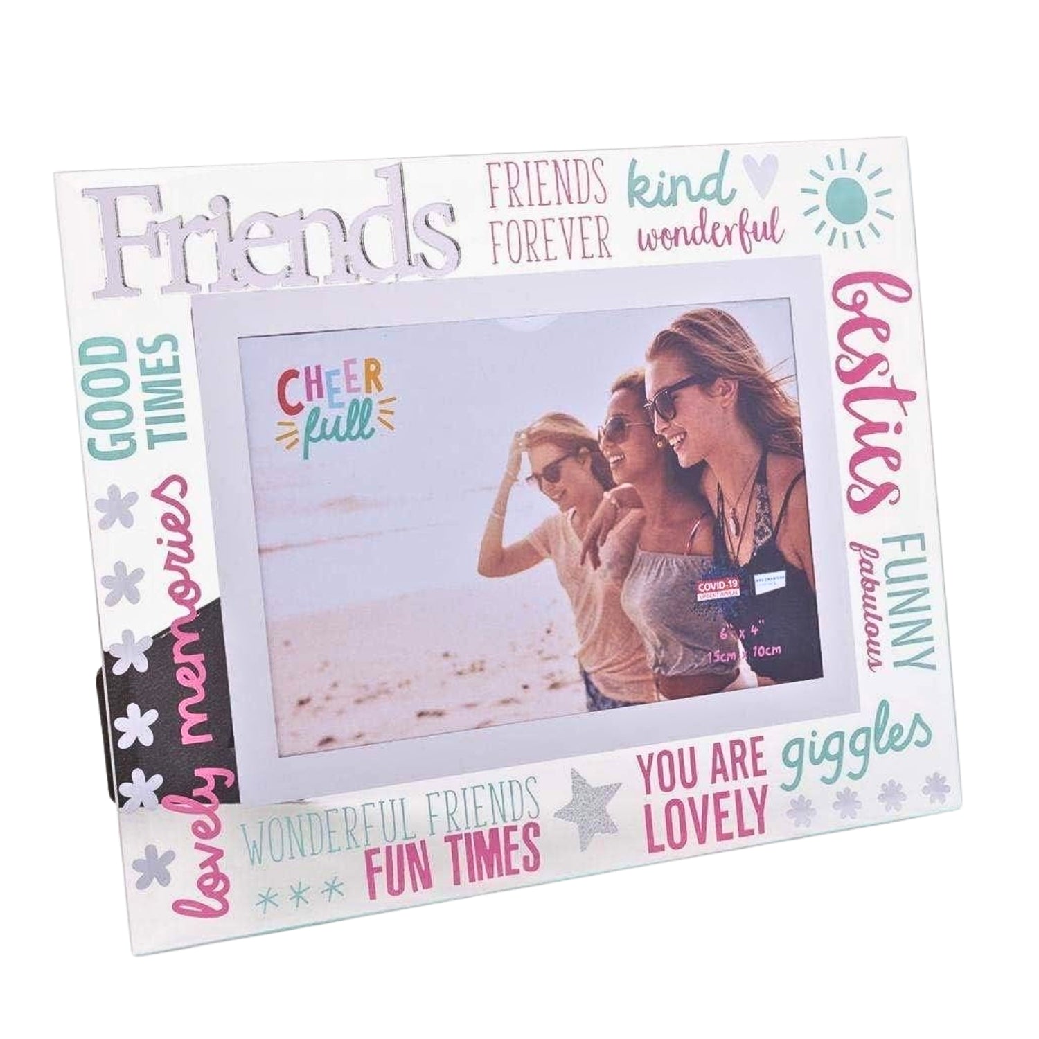 6x4 Freestanding Glass Photo Frame