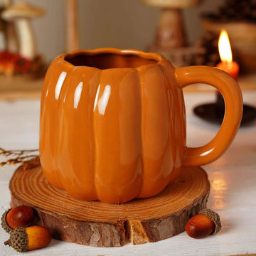 600ml Country Living Ceramic Pumpkin Mug