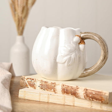 Pumpkin Shaped Country Living 430ml Coffee Mug