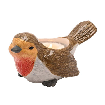 Ceramic Robin Tea Light Holder