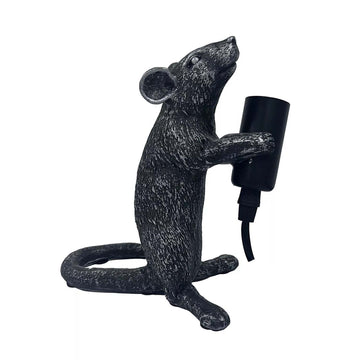 18cm HESTIA Mouse with Bulb Lamp