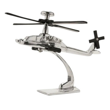 12" Metal Apache Model Helicopter