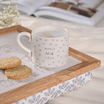 2Pcs Stoneware Moments Whole Lot of Love 350ml Coffee Mug