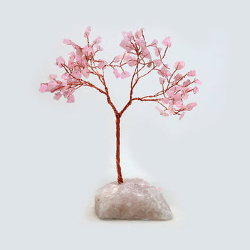 Rose Quartz Gemstone Tree Ornament