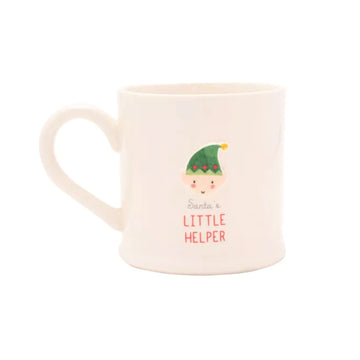 2Pcs Christmas Embossed Love Life 300ml Elf Mug