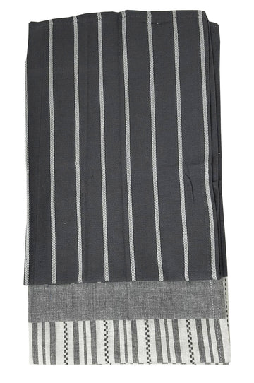 12pcs 100% Cotton Kitchen Tea Towel Set - Grey