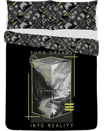 Xbox Game Reality Duvet Cover Set, Double