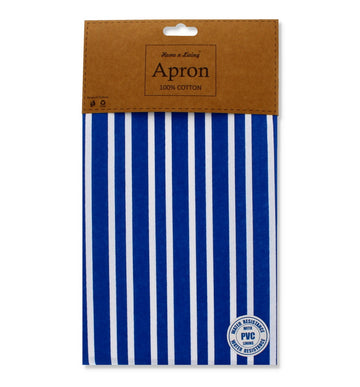 Butcher Stripe Waterproof Aprons - Blue
