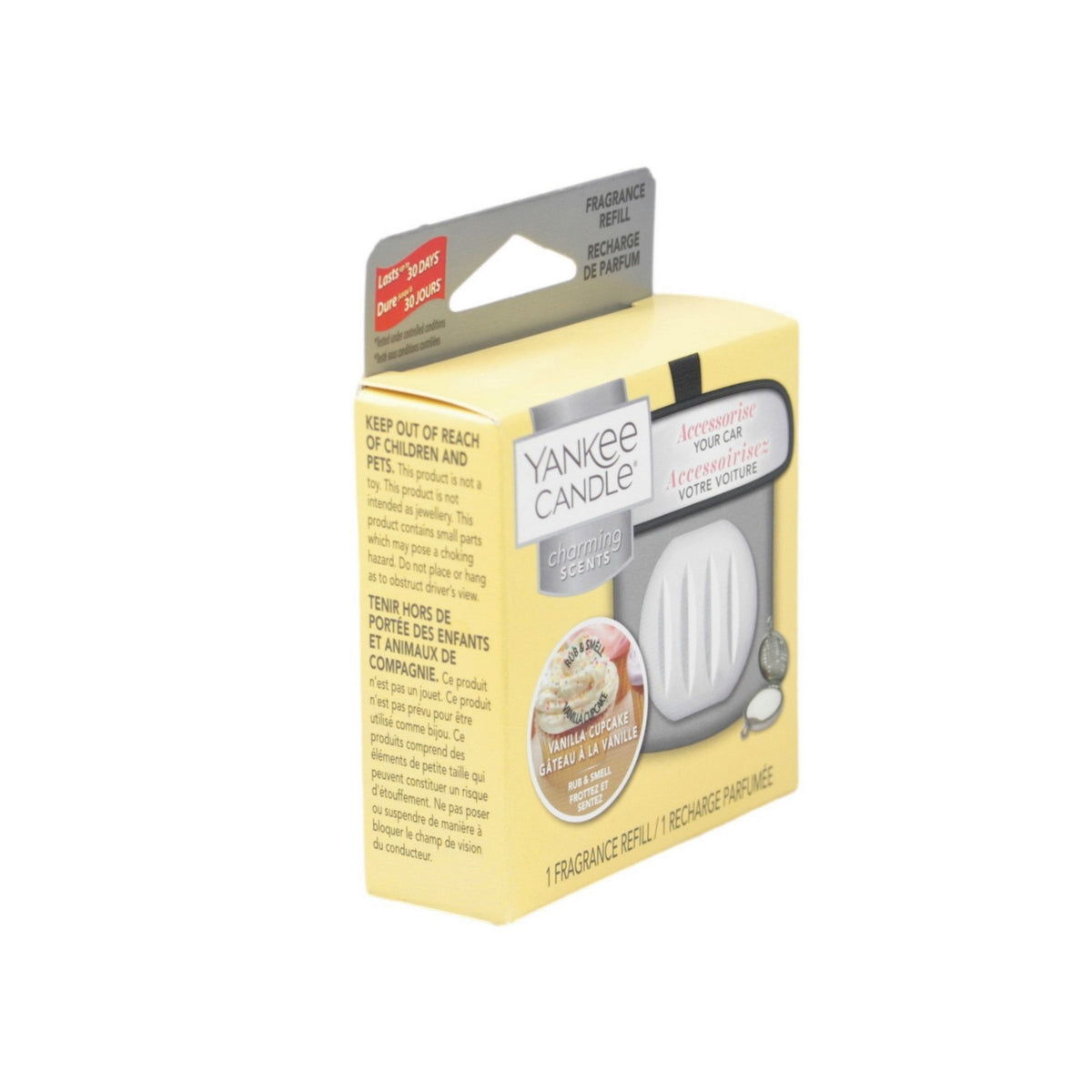 Yankee Candle Vanilla Cupcake Charming Car Fragrance Refill