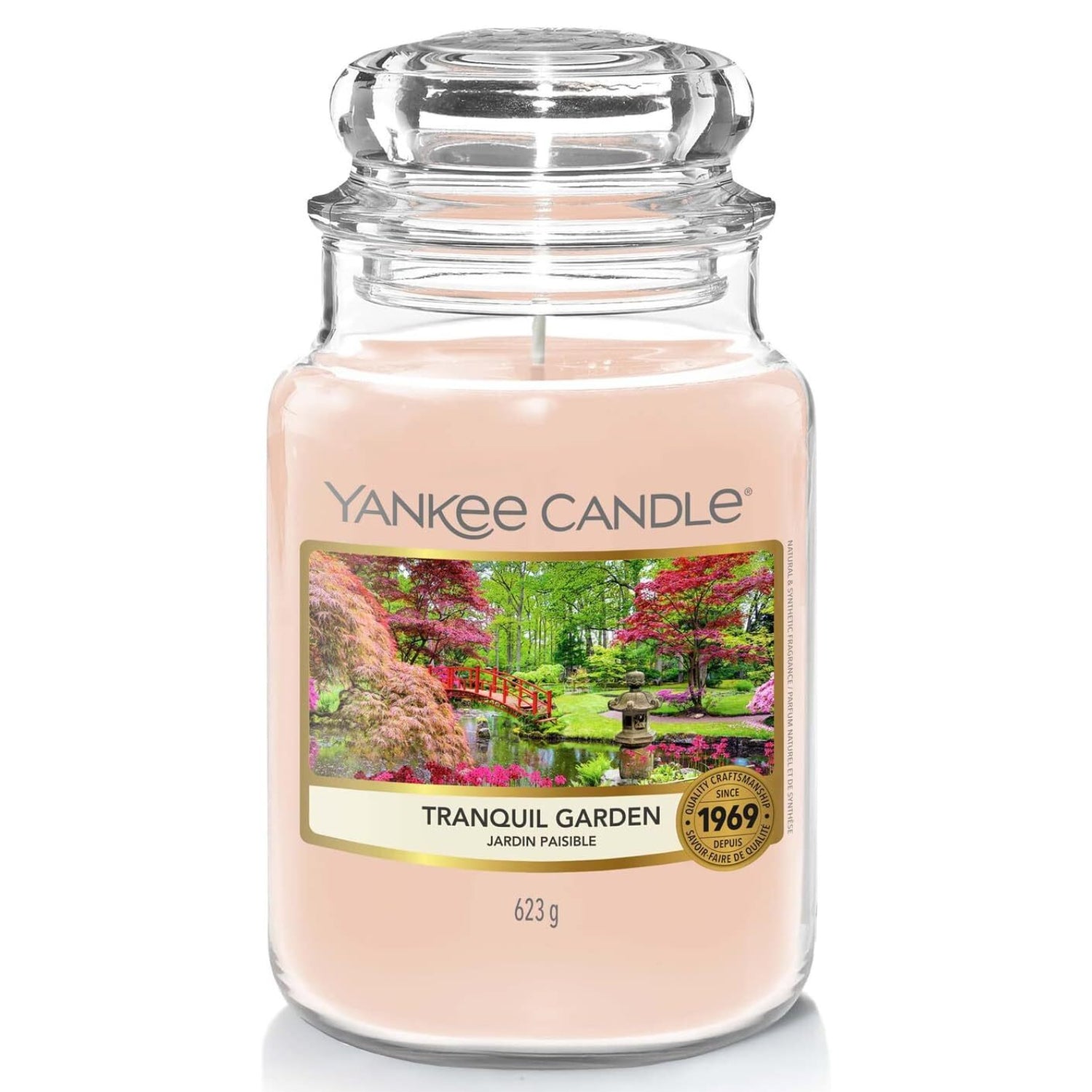 Yankee Candle Jar Tranquil Garden Scent 623g