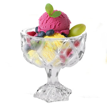 2Pcs Royal Cuisine Glass Dessert Bowls