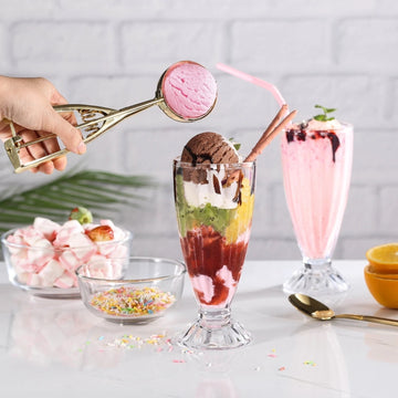 4Pcs Clear 340ml Dessert Glass Set