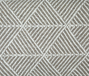 Luxury Geometric Sofa Throw Natural 50x60