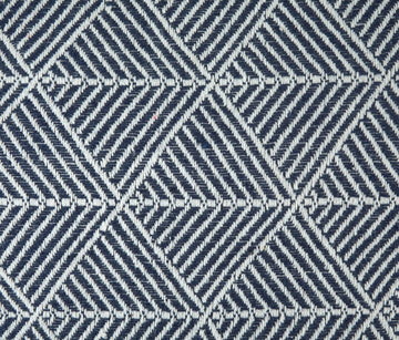 Luxury Geometric Sofa Throw Navy Blue 50x60