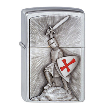 Zippo Chrome Crusade Victory Lighter