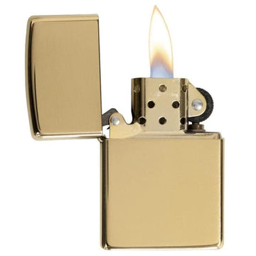 Zippo Lighter High Polish Brass Armor