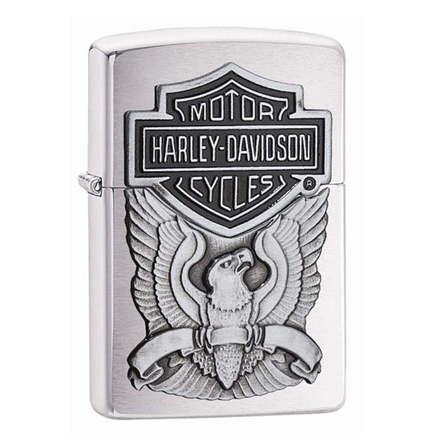 Zippo Harley-Davidson Silver Eagle Pewter Chip