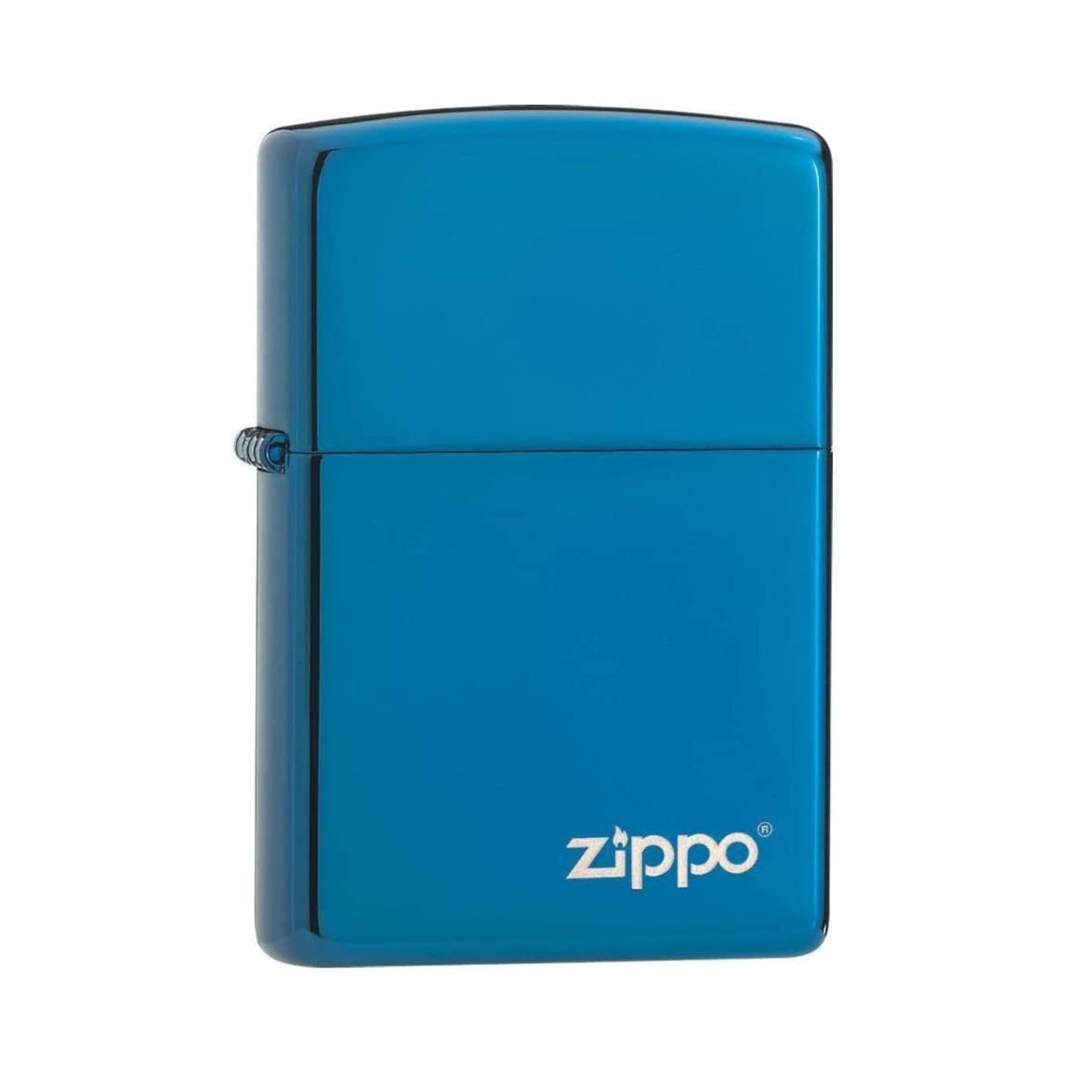 Zippo Lighter Classic Polish Blue Chrome