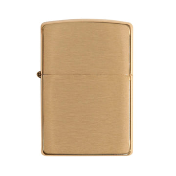 Zippo Lighter Classic Brushed Brass Finished