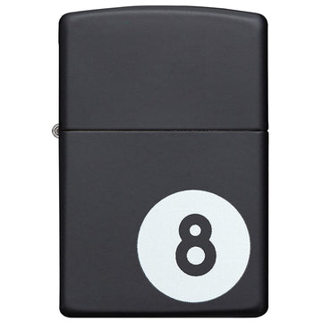 Zippo 8 Ball Black Matte Lighter