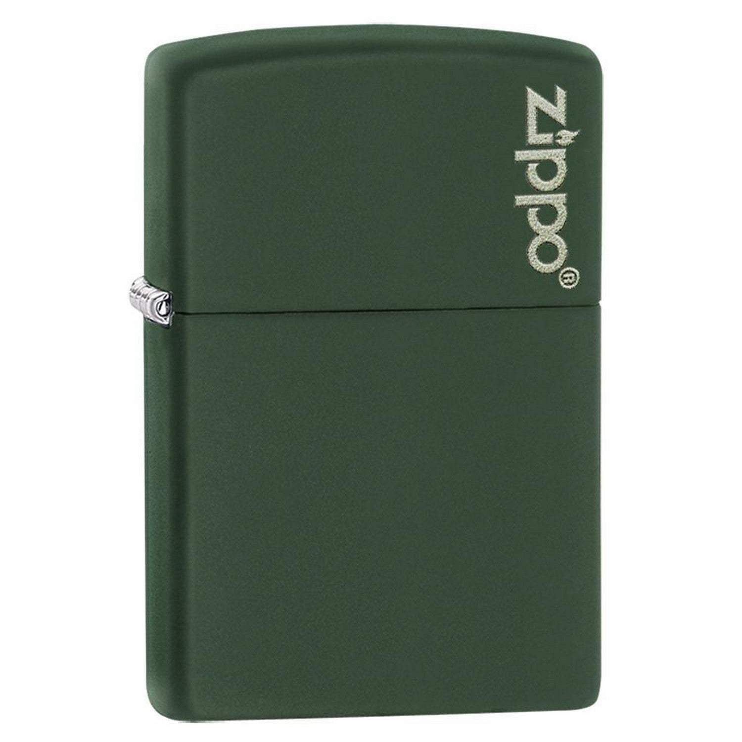 Zippo Lighter Classic Green Matte Zippo Logo